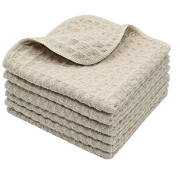 VeraSong Microfiber Kitchen Cleaning Cloth Thick Dish Rags Waffle Weave Washcloths Dish Cloths Ultra...