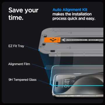 Spigen Ultra Hybrid MagFit Pack Designed for iPhone 15 Pro Max Case (2023) [Military-Grade Protection] Compatible with MagSafe - White