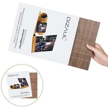 12’’ Screen Magnifier for Smartphone – Mobile Phone 3D Magnifier Projector Screen for Movies, Videos, and Gaming – Foldable Phone Stand with Screen Amplifier – Compatible with All Smartphones M2