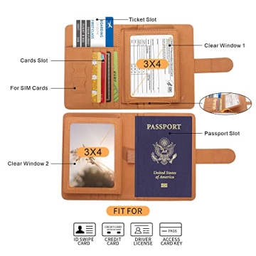 Stylish Deziliao Passport Holder for Safe Travel