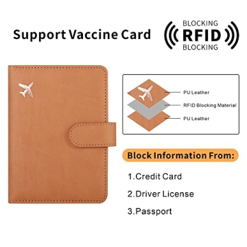 Stylish Deziliao Passport Holder for Safe Travel
