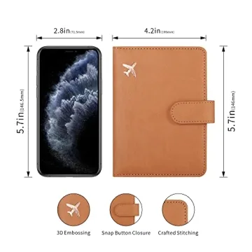 Stylish Deziliao Passport Holder for Safe Travel