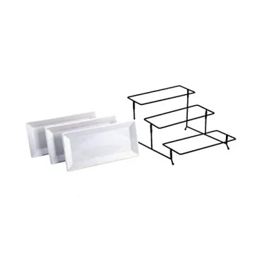 Lexi Home Gibson Server Set 3 Tier Serving Tray