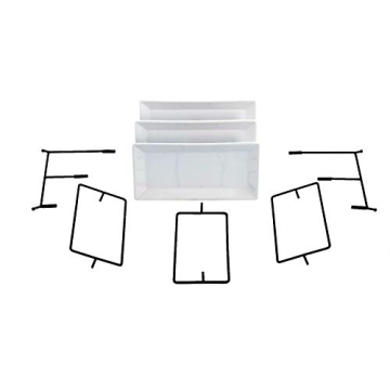 Lexi Home Gibson Server Set 3 Tier Serving Tray