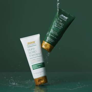 Raw Sugar Scalp Intensive Ritual - At Home Hair Care Spa Kit, Includes Shampoo, Conditioner, Scalp Scrub & Hair Mask, Formulated without Sulfates & Parabens