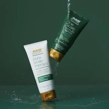 Raw Sugar Scalp Intensive Ritual - At Home Hair Care Spa Kit, Includes Shampoo, Conditioner, Scalp Scrub & Hair Mask, Formulated without Sulfates & Parabens