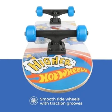 Hot Wheels 31-inch Maple Skateboard for All Skill Levels