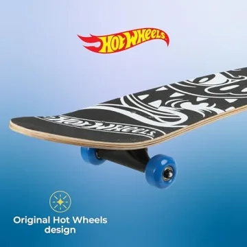 Hot Wheels 31-inch Maple Skateboard for All Skill Levels