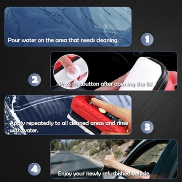 MAUSGAAV 2-Pack Oil Film Cleaning Brush for Cars