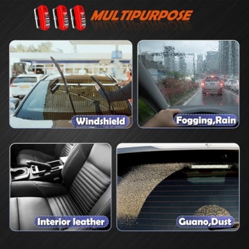 MAUSGAAV 2-Pack Oil Film Cleaning Brush for Cars