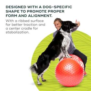 FitPAWS® TRAX™ Balance Peanut – 50cm/20” | Dog Exercise Equipment for Fitness & Rehabilitatio...