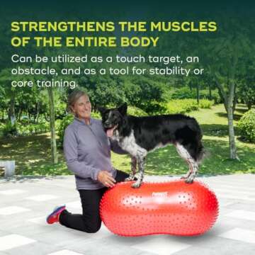 FitPAWS TRAX Balance Peanut: Dog Fitness & Rehabilitation Tool
