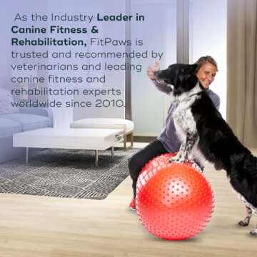 FitPAWS TRAX Balance Peanut: Dog Fitness & Rehabilitation Tool