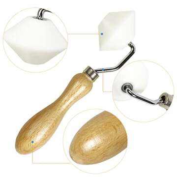 Versatile Wallpaper Seam Roller for Easy Installations