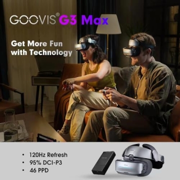 GOOVIS G3Max 5K OLED 3D Headset for Movies and Gaming