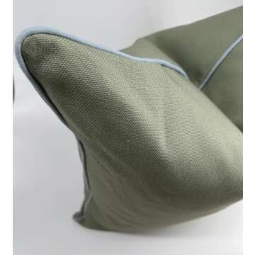 Jillien Harbor Grandmillennial Pillow Cover Greenwich Throw Pillow 20 x 20 Green Pillow Cover for Fall