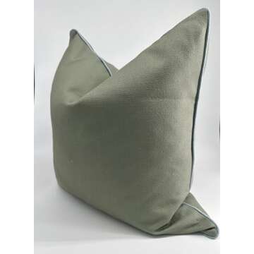 Jillien Harbor Grandmillennial Pillow Cover Greenwich Throw Pillow 20 x 20 Green Pillow Cover for Fall