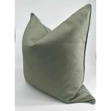 Jillien Harbor Grandmillennial Pillow Cover Greenwich Throw Pillow 20 x 20 Green Pillow Cover for Fall