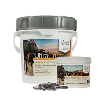 UltraCruz - sc-363566 Cattle Copper Bolus Supplement for Adults, 25 Count x 25 Grams