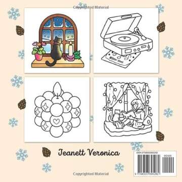Cozy Girl Winter Coloring Book: Bold and Easy Hygge Inspired Designs for Adults & Teens