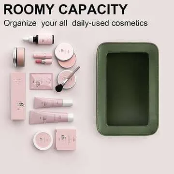 LETGO Clear Makeup Bag, TSA Approved Travel Essentials