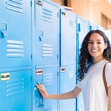 Mimorou 99 Pcs Dry Erase Magnetic Labels Reusable Waterproof Magnetic Name Tags Rectangle Stickers Labels for Whiteboard Fridge Classroom Office, 3 Sizes(Colorful)