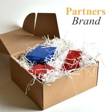 Partners Brand Crinkle Paper 10 lb. Kraft Crinkle Paper 1-Pack | Packaging Paper for Shipping, Moving, and Storage Supplies