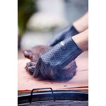 Weber Silicone Grilling Gloves - Safe, Stylish & Heat Resistant
