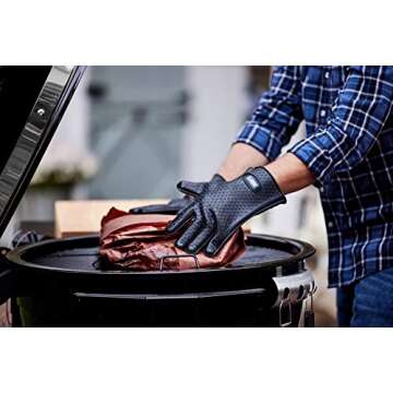 Weber Silicone Grilling Gloves - Safe, Stylish & Heat Resistant