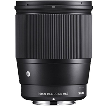 Sigma 16mm f/1.4 DC DN Contemporary Lens for Sony E - Exceptional Low-Light Performance