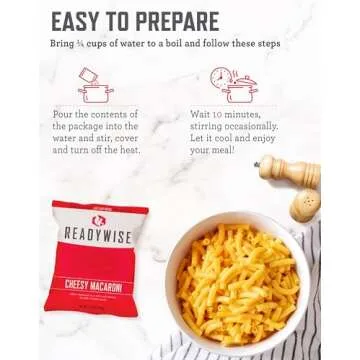 READYWISE - Emergency Food Supply Bucket, 120 Servings, MRE Meal Food Supply, Premade, Freeze Dried ...