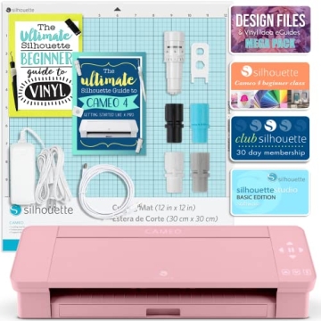 Silhouette Cameo 4 Starter Bundle - Crafting Made Easy