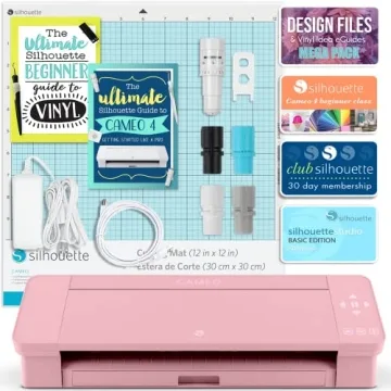 Silhouette Cameo 4 Starter Bundle - Crafting Made Easy