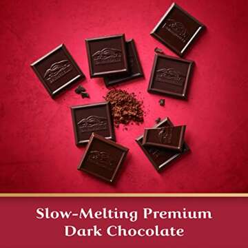 Ghirardelli Dark Chocolate SQUARES Assortment 14.86 oz