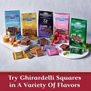 Ghirardelli Dark Chocolate SQUARES Assortment 14.86 oz