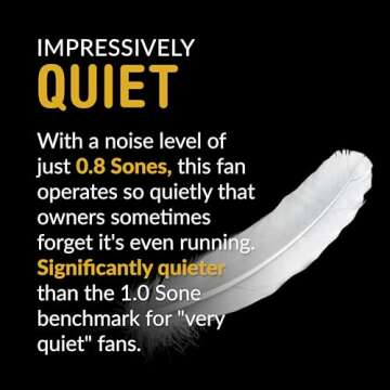 KAZE SNP100 100 CFM Quiet Bathroom Exhaust Fan