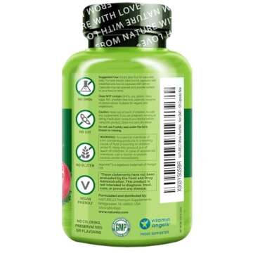 NATURELO Whole Food Multivitamin for Women - with Vitamins, Minerals, & Organic Extracts - Supplement for Energy and Heart Health - Vegan - Non GMO - 120 Capsules