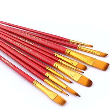 Transon 20pcs Artistic Brush Set for Mixed Media
