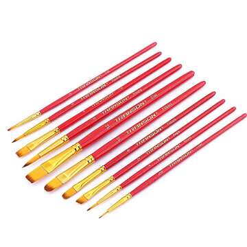 Transon 20pcs Artistic Brush Set for Mixed Media
