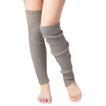 Passionbility Women's Leg Warmers - 3 Pair Set for Parties & Sports