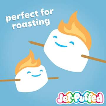 Jet-Puffed Jumbo Extra Large Marshmallows (1.5 lb Marshmallow Bag)