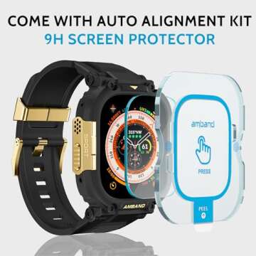 Durable amBand M1 Sport Case Band for Apple Watch Ultra 2