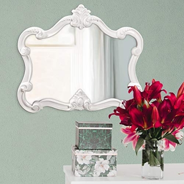 Howard Elliott Antiqued Veruca Ornate Wall Mirror 28x32 Inch