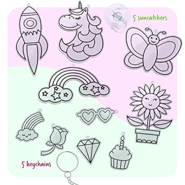 Dan&Darci Gem Art Kit for Kids - Creative Fun for Ages 6-12