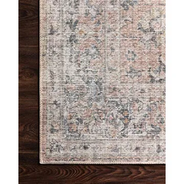 Durable Loloi II Skye Blush/Grey Area Rug for Home