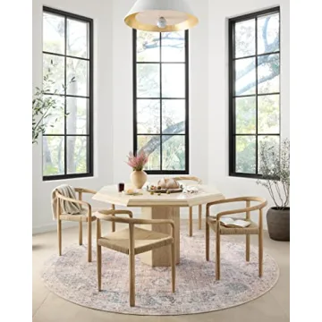 Durable Loloi II Skye Blush/Grey Area Rug for Home