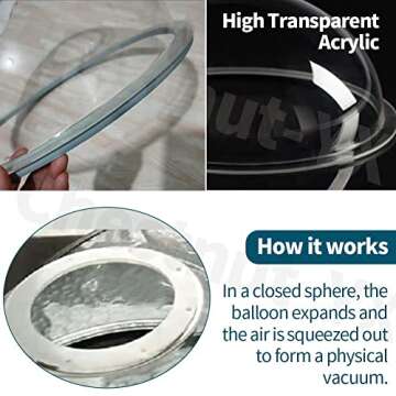 SBKDPT Balloon Stuffing Machine with 800w Electric Balloon Pump and Balloon Expander, Balloon Stuffer Tool Kit for Balloon Rose Bouquet DIY Bouquets Wedding Party Gift