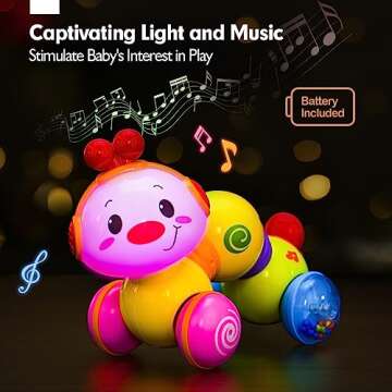 CubicFun Press and Go Musical Baby Toy for 6-12 Months