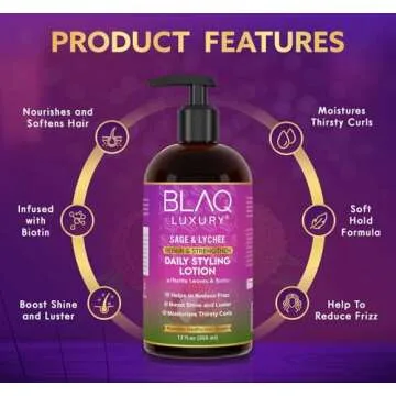 Luxury Sage & Lychee Styling Lotion for All Hair Types