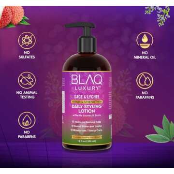 Luxury Sage & Lychee Styling Lotion for All Hair Types